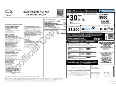 2022 Nissan Altima 2.5 SV